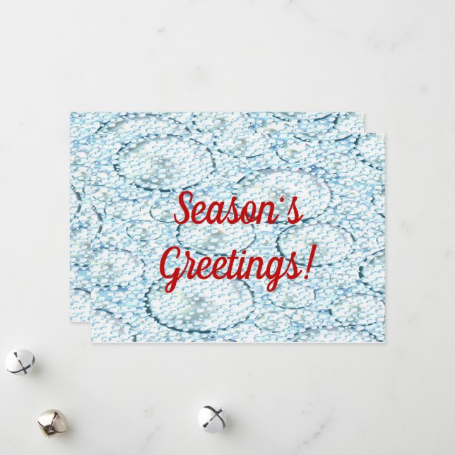 Cartes de vœux de fêtes (Devant/Arrière en situation)