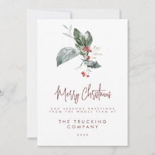Cartes de vœux de fin d'année d'entreprise