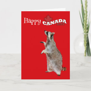 Cartes de voeux de la fête du Canada