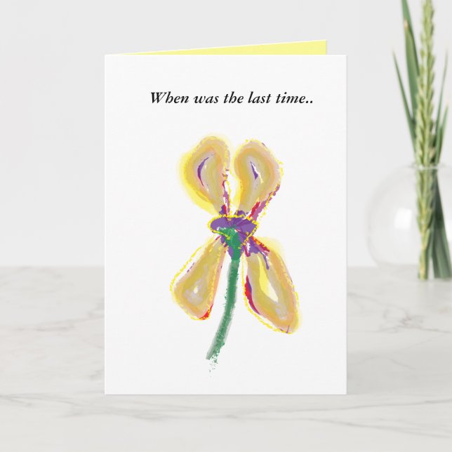 Cartes de voeux de la mémoire du ciel (Devant)