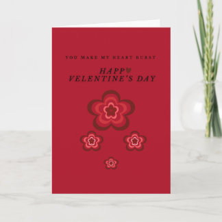 Cartes de vœux de la Saint-Valentin Simples | Cart