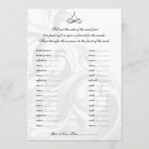 Cartes de Vœux de Mariage Libs pour la Mariée et l