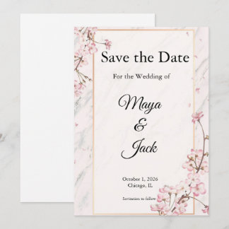 Cartes de Voeux de Mariage Sophistiquées