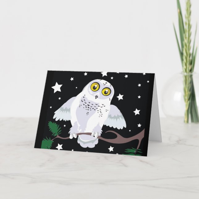Cartes de voeux de Milou Owl~Winter (Devant)