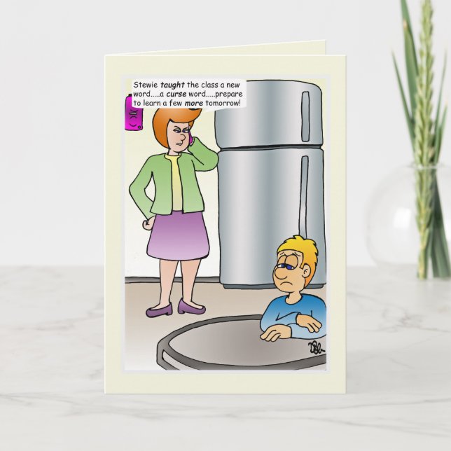 Cartes de voeux de mots coquins (Devant)