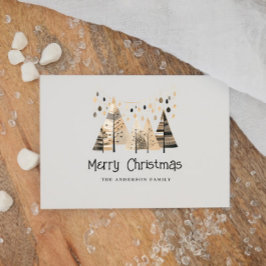 Cartes de voeux de Noël Boho