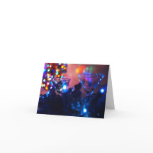 Cartes de vœux de Noël Cocktails Bleus de Noël