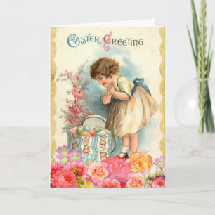 Cartes de vœux de Pâques vintage