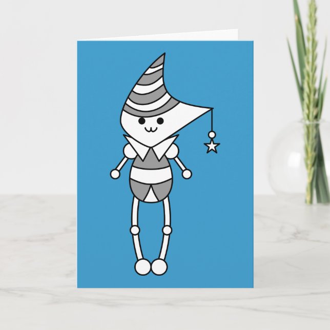 Cartes de voeux de personnage de dessin animé Kawa (Devant)