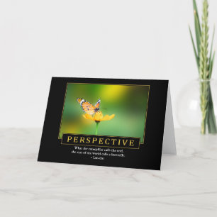 Cartes de voeux de perspective