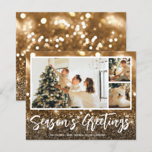 Cartes de vœux de saison à plusieurs photos Budget