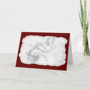 Cartes de voeux de sommeil léger