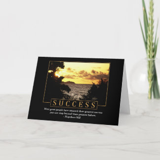 Cartes de voeux de succès