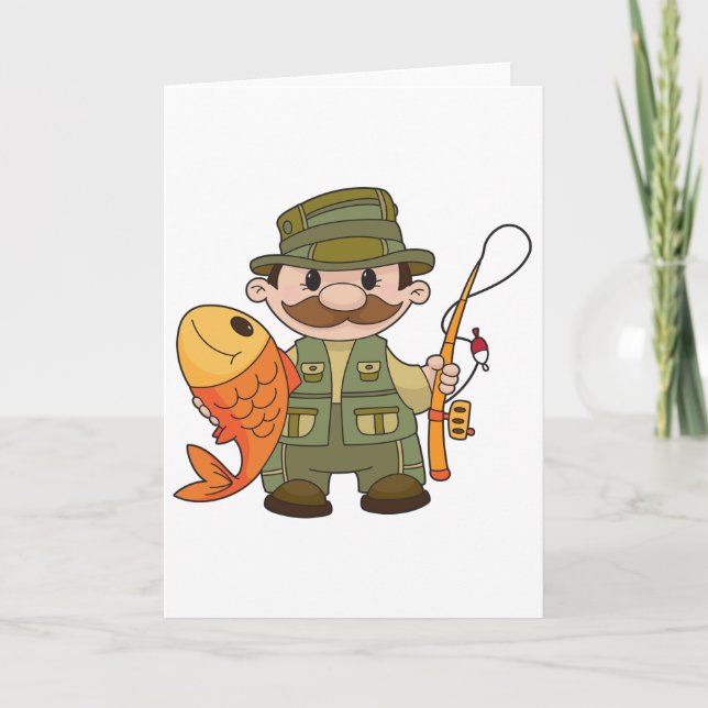Cartes de voeux des pêcheurs (Devant)