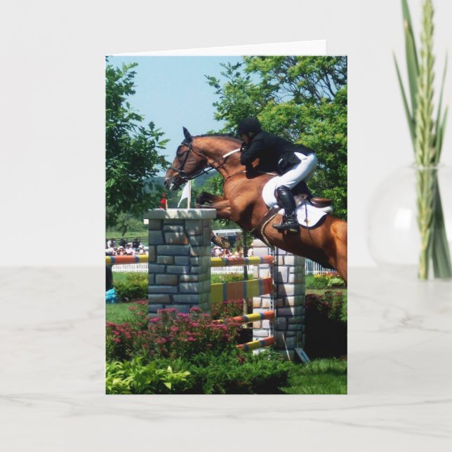 Cartes de voeux du Grand Prix Horse (Devant)