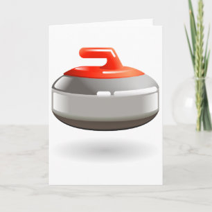 Cartes de vœux en pierre de curling