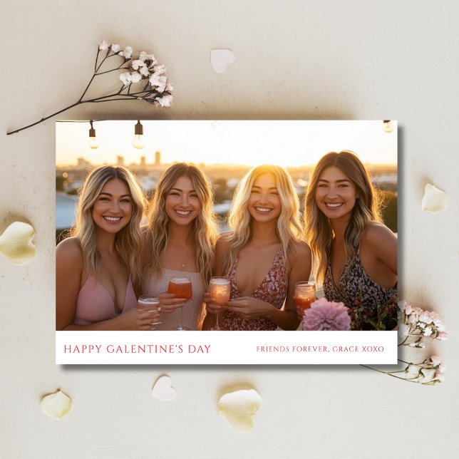 Cartes De Voeux Filles Modernes Pour Galentines (Créateur téléchargé)