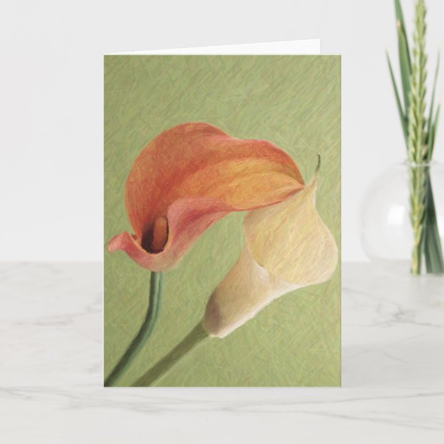 Cartes de voeux florales (Devant)