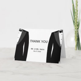Cartes de voeux gaies blanches noires de Merci de