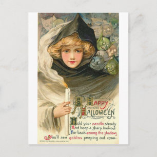 Cartes de voeux Halloween vintage Affiches classiq