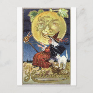 Cartes de voeux Halloween vintage Affiches classiq