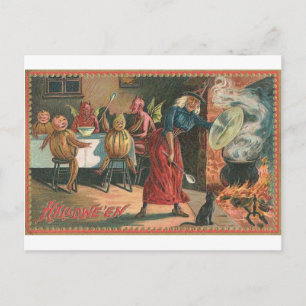Cartes de voeux Halloween vintage Affiches classiq
