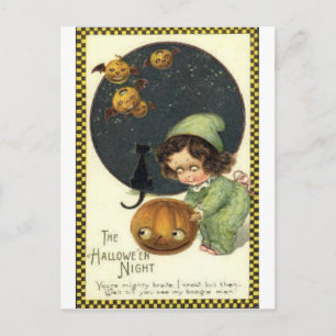 Cartes de voeux Halloween vintage Affiches classiq
