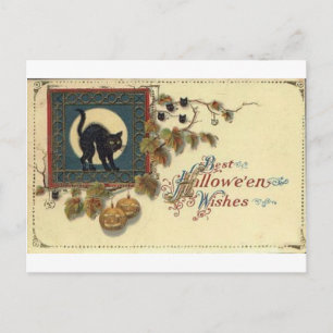 Cartes de voeux Halloween vintage Affiches classiq