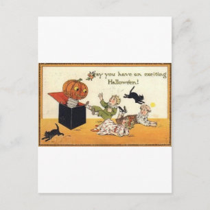 Cartes de voeux Halloween vintage Affiches classiq