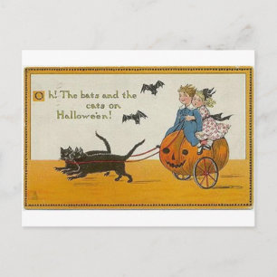 Cartes de voeux Halloween vintage Affiches classiq