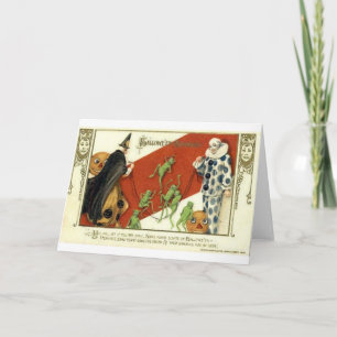Cartes de voeux Halloween vintage Affiches classiq
