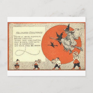 Cartes de voeux Halloween vintage Affiches classiq