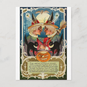 Cartes de voeux Halloween vintage Affiches classiq