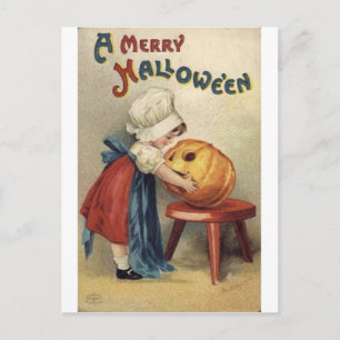 Cartes de voeux Halloween vintage Affiches classiq