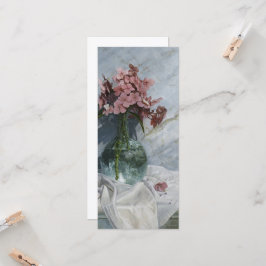 Cartes de vœux Hortensias dans le verre de mer