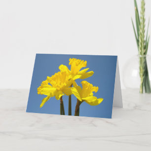Cartes de voeux Jaunes Cartes de voeux Printemps P