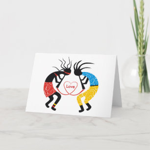 Cartes de voeux Kokopelli Love
