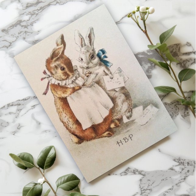 Cartes de vœux lapin de Beatrix Potter (Créateur téléchargé)