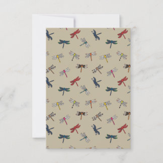 Cartes de vœux/libellule Dandy