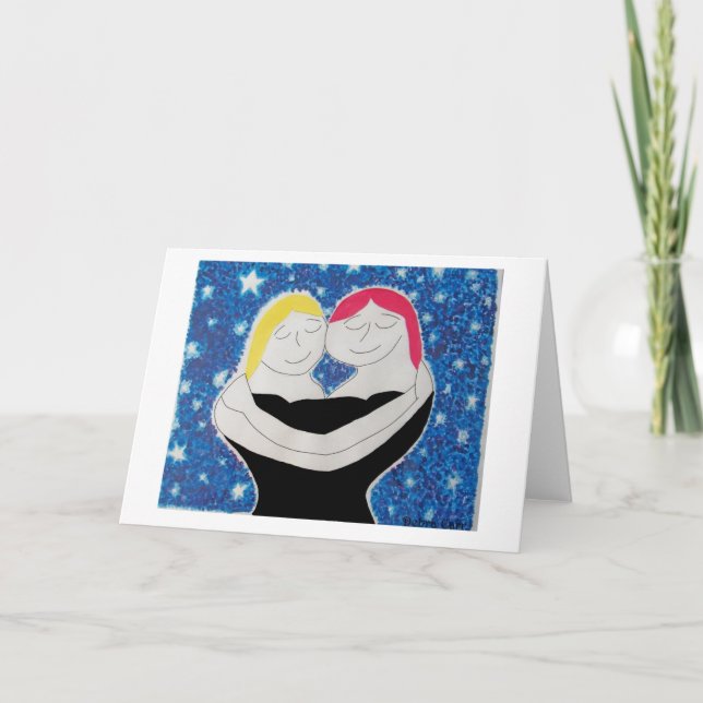 Cartes de voeux maman et moi (Devant)