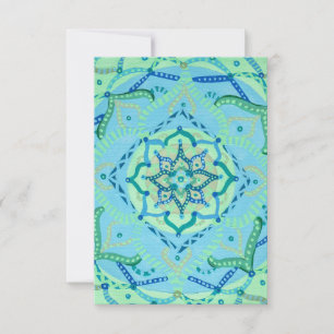 Cartes de voeux Mandala