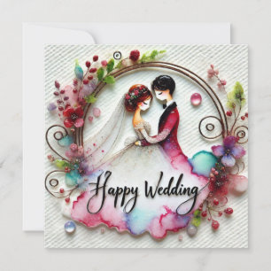 Cartes de voeux Mariages joyeuses