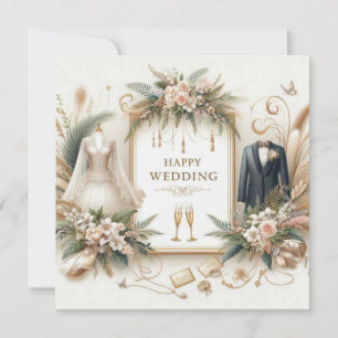 Cartes de voeux Mariages joyeuses