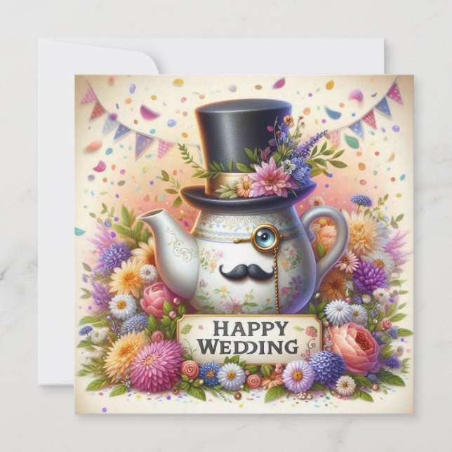 Cartes de voeux Mariages joyeuses (Devant)