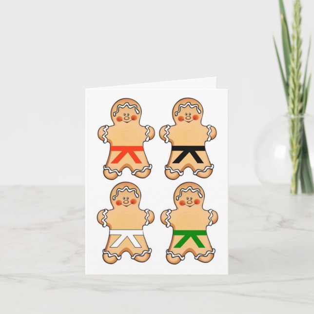 Cartes de voeux martiales de vacances d'artistes (Devant)