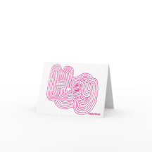 Cartes de voeux Mazes "Hey" Maze