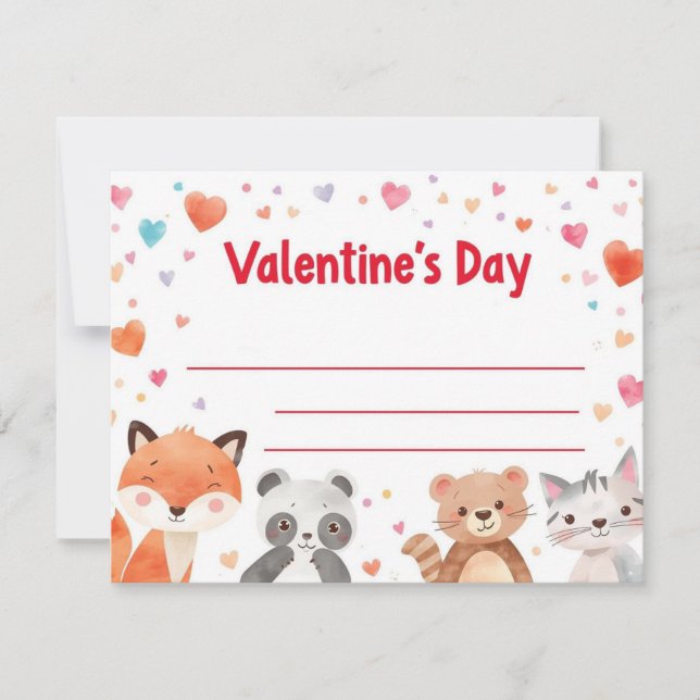Cartes de vœux miniatures pour la Saint-Valentin p (Devant)