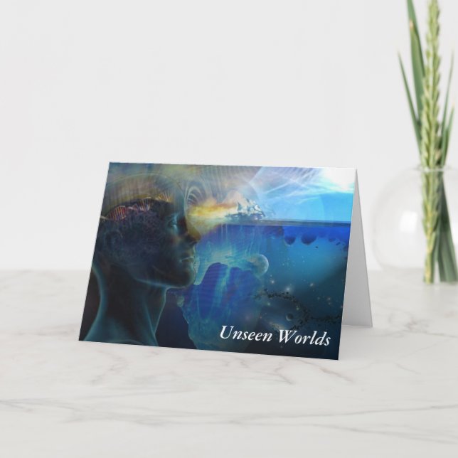 Cartes de voeux Mondes Invisibles (Devant)