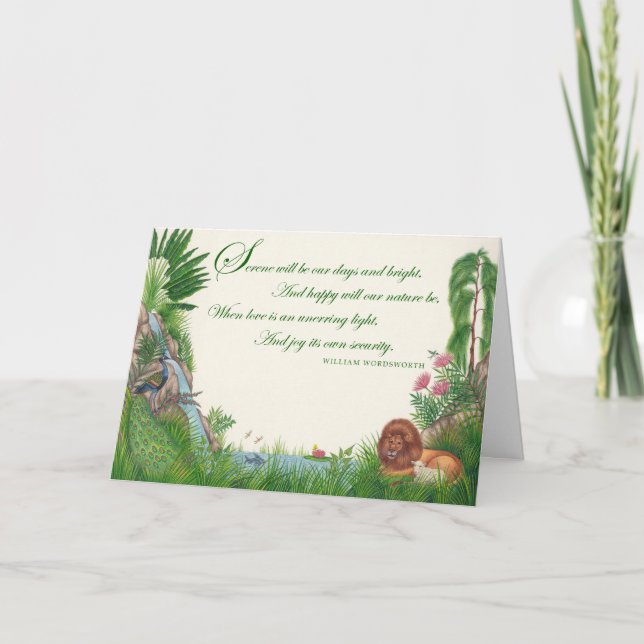 Cartes de voeux pacifiques de royaume de ~ de (Devant)