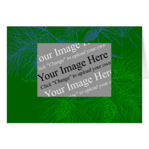 Cartes de voeux personnalisées Pine Branch Art Vin